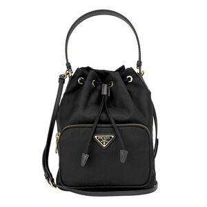 Prada Shoulder Bag Duet VUOO Black